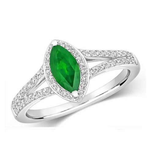 Real emerald marquise and - real,