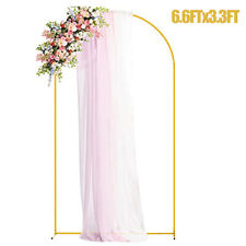 Wedding Arch Door Backdrop Stand 6.6FT Flower Display Frame Backdrop Metal Rack