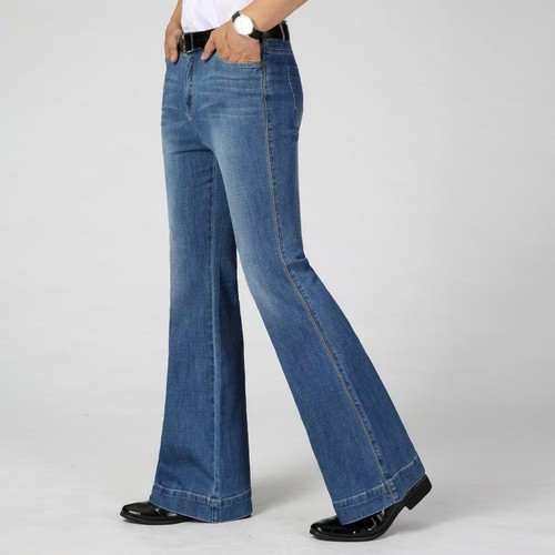 Men bell bottom jeans - men,