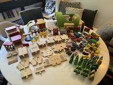 Huge wooden plan city - plan, bundle