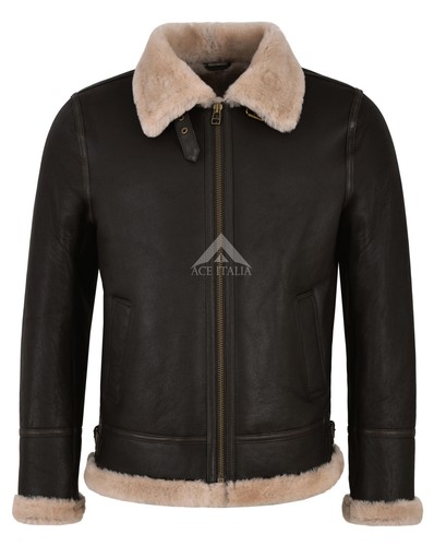 Mens shearling sheepskin - shearling,