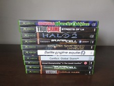LOT OF 10 x MICROSOFT XBOX ORIGINAL GAMES - ALL BOXED AND TESTED
