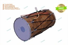 Professional Musical Instrument Punjabi Bhangra Dhol With Free Padded Carry Bag