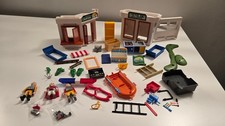 Playmobil job lot Spares 5432 Camp Site Shop Office Soldiers part Xmas Fig parts