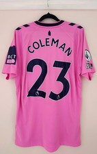 Match Worn/Issue Everton 2022-23 Home - Coleman - Medium