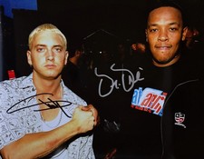 EMINEM DR DRE RAP 8X10 SIGNED