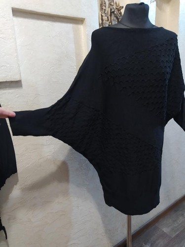 Sarah pacini black tunic - pacini,