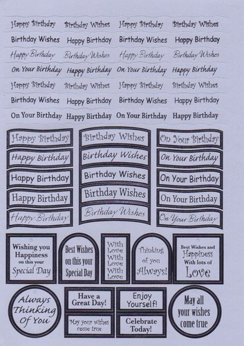 Die cut cardmaking - cut,