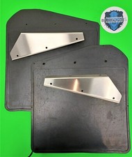 Defender Front Mud Flaps & Stainless steel Brackets (PAIR)