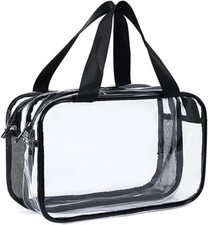 Clear Makeup Bag Transparent Cosmetic Bag Waterproof Travel Bag for Toiletries