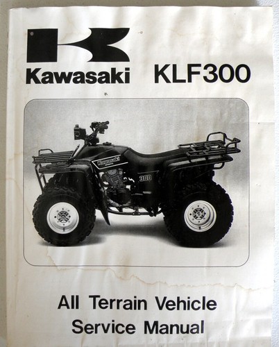 Kawasaki klf300 atv service - kawasaki,