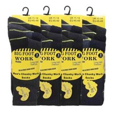 3-12 Pairs MENS BIG FOOT HEAVY