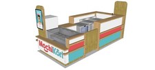 Ice-cream kiosk, desserts kiosk  , shopping mall kiosk , concession