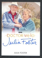 2022 Doctor Who 11&12 - JULIA FOSTER as VILMA - Full Bleed AUTOGRAPH Card Auto