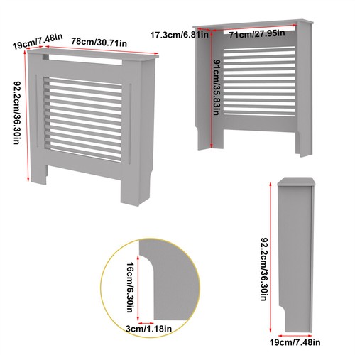 Extra tall white radiator - tall,
