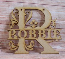 Monogram letters names Words
