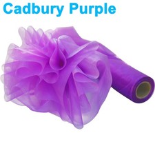 TtS 26 M X 29 CM/Roll Organza Roll Fabric Wedding Chair Sash Runner Wedding