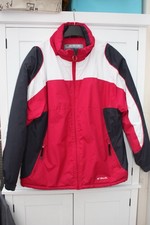 Parallel Ladies Ski Jacket Size 16 Pink And Cream