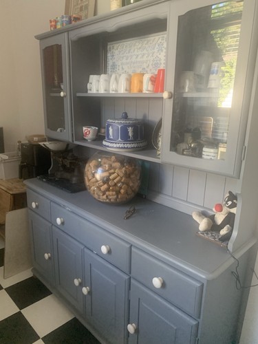Grey painted dresser - grey,