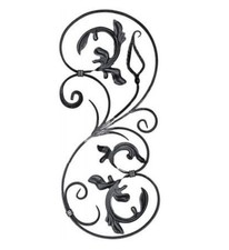Wrought iron ornament iron