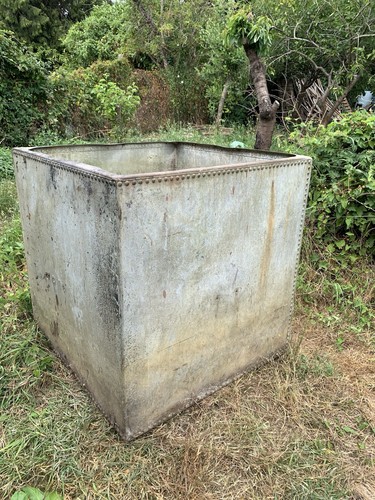 Large riveted galvanised water - large,
