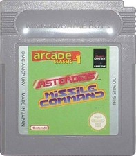 Arcade Classic No 1 Asteroids & Missile Command - Nintendo Gameboy Video Game