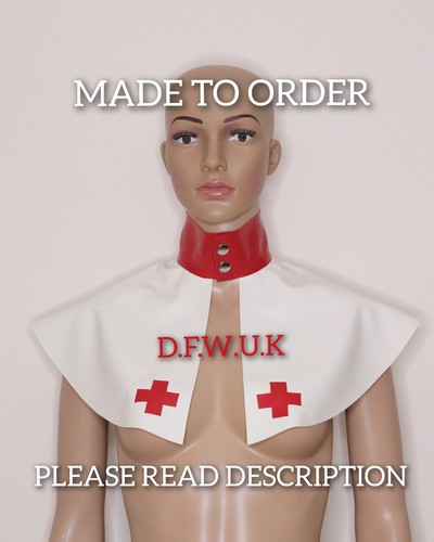 Latex rubber nurse - latex, cape