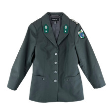 Austrian Army Jacket Womens Grey Dress Uniform Infantry Green Small