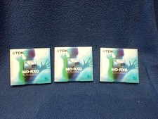 3 x TDK MD-RXG80 Blue