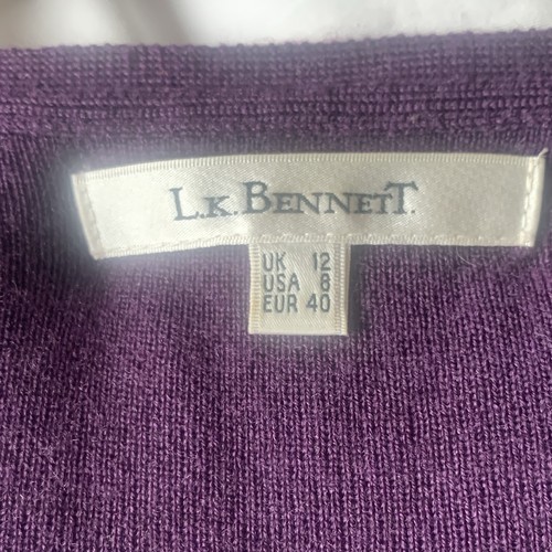 Bennett purple shift dress - l.k.bennett,