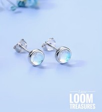 Moonstone earrings 925