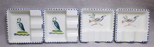 Set 4 Poole Pottery England Small Ashtrays/Ashtray Bird Designs - Seagulls Wrens