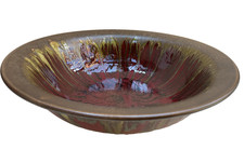 Art Pottery Bowl. Dripware