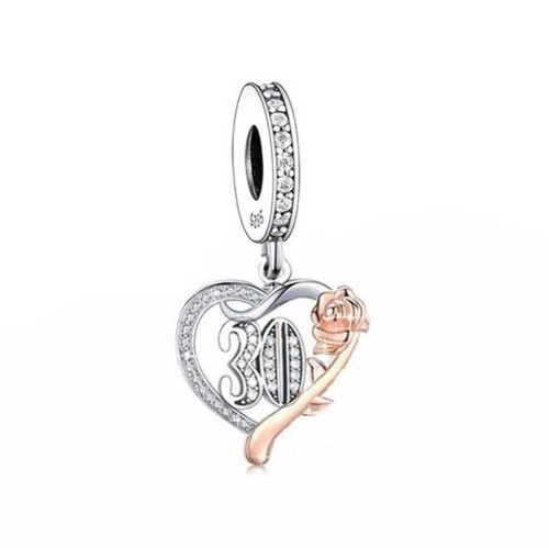 S925 silver rose gold - silver, &