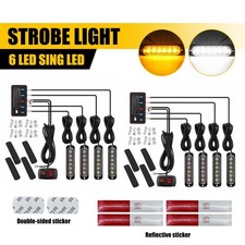 2 KIT LED Amber White AUXITO