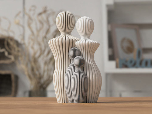 Family statues 4 - statues, (1–4