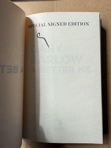 Gary barlow signed 1st edition - gary,