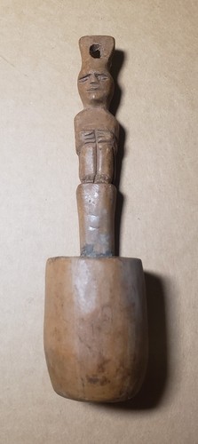 Vintage hand carved wooden - hand,
