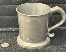 Antique Pewter Small Half Pint