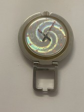 SWATCH POP MUSICALL LIGHT SPYRAL FOB WATCH RARE WORKING 1993