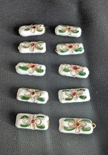 10 x Cloisonne Pillow Beads