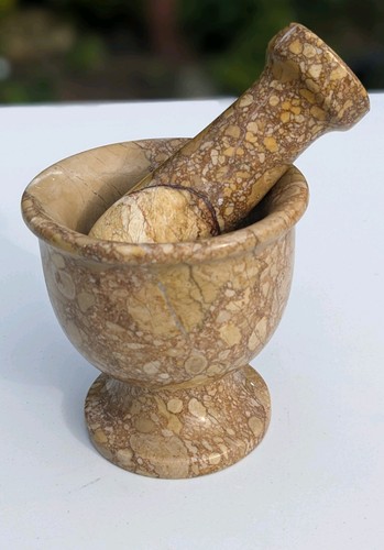 Pestle mortar fossil - pestle, stone