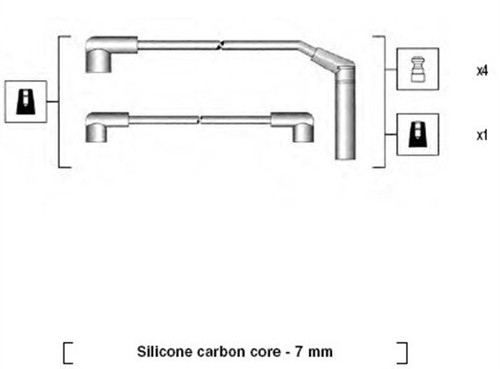 New ignition cable kit - ignition, for