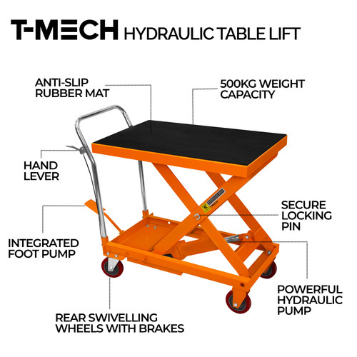 500kg hydraulic table - table, lift