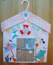 PATCHWORK / QUILTING BEACH HUT LAUNDRY PEG BAG SEWING PATTERN by Gail 