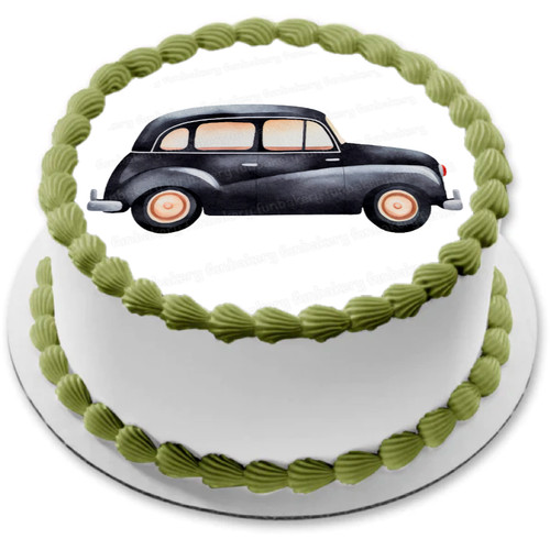 London taxi cake topper - taxi, image