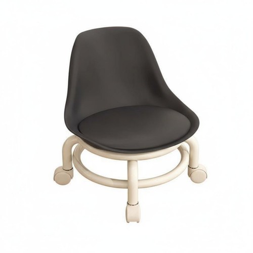 Low stool with casters - with, durable