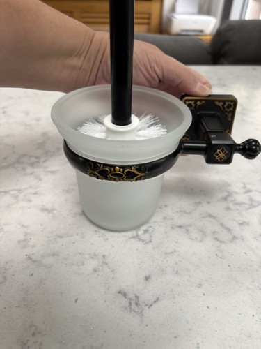 Wall mouted toilet brushholder - mouted,