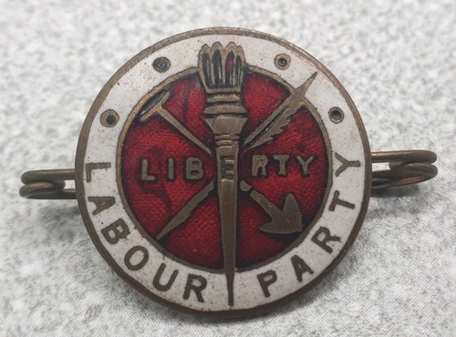 Labour party liberty - liberty, enamel