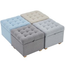 Linen Storage Ottoman Toy Box